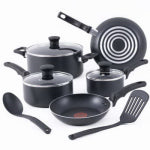 ENGLEWOOD MARKETING GROUP INC TFAL Essential NS 10 pc set Black APPLIANCES & ELECTRONICS ENGLEWOOD MARKETING GROUP INC