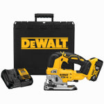 DEWALT DEWALT DCS334P1 Jig Saw Kit, Battery Included, 20 V, 5 Ah, 3/8 in Cutting Capacity, 1 in L Stroke, 0 to 3200 spm TOOLS DEWALT