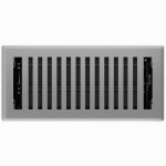 IMPERIAL Imperial RG3444 Floor Register, 10 in W Duct Opening, 4 in H Duct Opening, Polystyrene, Gray, Granite PLUMBING, HEATING & VENTILATION IMPERIAL