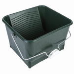 WOOSTER BRUSH Wooster 8616 Paint Roller Bucket, 4 gal, Polypropylene, Green, Comfort-Grip Handle PAINT WOOSTER BRUSH