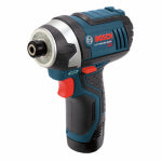 ROBERT BOSCH TOOL GROUP 12-Volt Impact Driver Kit, 1/2-In. 1/4-In., 2 Lithium-Ion Batteries