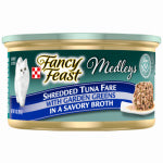 AMERICAN DISTRIBUTION & MFG Medley Wet Cat Food Shredded Tuna Fare, 3 oz. PET & WILDLIFE SUPPLIES AMERICAN DISTRIBUTION & MFG