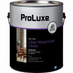 PROLUXE ProLuxe PLX010/01 Lacquer, Gloss, Liquid, Clear, 1 gal PAINT PROLUXE
