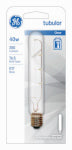 GE GE 44422 Light Bulb, 40 W, T6.5 Lamp, E17 Intermediate Lamp Base, 380 Lumens, 2500 K Color Temp ELECTRICAL GE