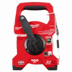 MILWAUKEE ELECTRIC TOOL CORP Open Reel Tape Measure, Fiberglass, 100 Ft.