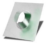 SELKIRK CORPORATION Gas Vent Adjustable Flashing, Round, Type B, 0 to 6/12 Pitch, 6-In.