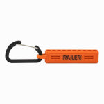 RAILER TOOLS Railer 10-Hole Bitrail Orange Bit Holder Storage Organizer with Carabiner TOOLS RAILER TOOLS