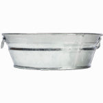 BEHRENS MANUFACTURING Behrens 102LFT Low Flat Tub, 2 qt Capacity, Steel HARDWARE & FARM SUPPLIES BEHRENS MANUFACTURING
