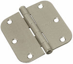 ASSA ABLOY AMERICAS RESIDENTIALI NC Door Hinge, Interior, Round-Edge, Satin Nickel, 3-1/2 In., 3-Pk.