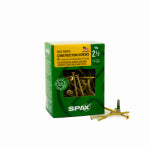 SPAX #8 x 2-1/2" Interior Flat Head Wood Screws Construction Torx T-Star Plus (133 EA) 1 LB