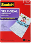3M COMPANY Self-Sealing Laminating Pouches, 9 x 11.5 In., 10-Pk. HOUSEWARES 3M COMPANY
