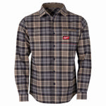 MILWAUKEE ELECTRIC TOOL CORP Gridiron Flannel Shirt, Heavyweight Cotton, 3 Pockets, Gray, L CLOTHING, FOOTWEAR & SAFETY GEAR MILWAUKEE ELECTRIC TOOL CORP
