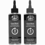 J-B WELD J-B Weld CLEARWELD 50240-H Professional Grade Epoxy, Clear, Liquid, 8 oz PAINT J-B WELD
