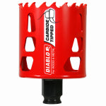 DIABLO Diablo DHS2375CT GP Hole Saw, 2-3/8 in Dia, 2-3/8 in D Cutting, 3/8 in Arbor, Carbide Cutting Edge TOOLS DIABLO