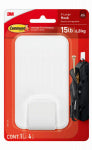 3M COMPANY 16 Lb. XL Utility Hook, White, 1-Pk.