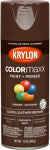 KRYLON Krylon K05527007 Enamel Spray Paint, 12 oz Can, 25 sq-ft Coverage Area, Solvent Base, Gloss, Leather Brown PAINT KRYLON