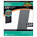 GATOR Gator 3283 Sanding Sheet, 11 in L, 9 in W, 220 Grit, Silicone Carbide Abrasive PAINT GATOR