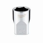 MILWAUKEE Milwaukee 45-34-9084 Socket, 14 mm Socket, 3/8 in Drive, 6-Point, Chrome Vanadium Steel, Chrome TOOLS MILWAUKEE