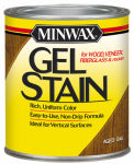 MINWAX Minwax 66020000 Gel Stain, Aged Oak, Liquid, 1 qt PAINT MINWAX