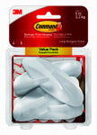 COMMAND Command 17083-4ES Large Designer Hook, 5 lb, 4-Hook, Plastic, White HARDWARE & FARM SUPPLIES COMMAND