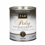 ZAR ZAR 34112 Polyurethane, Oil Base, Amber, Liquid, 1 qt Can, 0.9 Specific Gravity PAINT ZAR