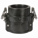 MI CONVEYANCE SOLUTIONS Part D Female Polypropylene Cam & Groove Coupling, 1-1/2 In.