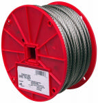 CAMPBELL CHAIN Campbell 7000626 High-Strength Cable, 3/16 in Dia, 250 ft L, 740 lb Working Load, Stainless Steel HARDWARE & FARM SUPPLIES CAMPBELL CHAIN