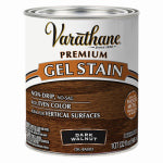 VARATHANE Varathane 358301 Premium Stain, Dark Walnut, Gel, Liquid, 1 qt PAINT VARATHANE