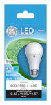 GE GE 93126857 Light Bulb, 3-Way, A19 Lamp, 30, 70, 100 W Equivalent, Medium Lamp Base, Non-Dimmable, White, Daylight ELECTRICAL GE