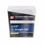 PRIMESOURCE BUILDING PROD. Collated Finish Nails, Electrogalvanized Steel, 2-1/2 In. x 16 Gauge, 1000-Pk.