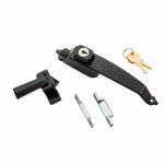 ASSA ABLOY AMERICAS RESIDENTIALI NC Colonial Storm Door Latch, Keyed, Black