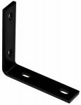 ASSA ABLOY AMERICAS RESIDENTIALI NC Corner Brace, Black Steel, 6-1/4 In.
