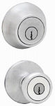 ASSA ABLOY AMERICAS RESIDENTIALINC. Security Tylo Entry Lockset And Double-Cylinder Deadbolt Combo Pack, Satin Chrome HARDWARE & FARM SUPPLIES ASSA ABLOY AMERICAS RESIDENTIALINC.