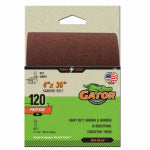 GATOR Gator 3190 Sanding Belt, 4 in W, 36 in L, 120 Grit, Fine, Aluminum Oxide Abrasive TOOLS GATOR