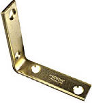 ASSA ABLOY AMERICAS RESIDENTIALI NC 4-Pk., 2-1/2 In. Brass Corner Iron HARDWARE & FARM SUPPLIES ASSA ABLOY AMERICAS RESIDENTIALI NC
