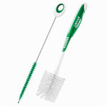 THE LIBMAN COMPANY Libman 1371 Bottle and Straw Cleaning Kit, 12 in OAL, Wire Trim, Comfort Grip, Ergonomic Handle, Plastic/Rubber Handle CLEANING & JANITORIAL SUPPLIES THE LIBMAN COMPANY