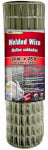 MIDWEST AIR TECH/IMPORT Galvanized Welded Wire Fence, 2 x 1-In. Mesh, 24-In. x 25-Ft.