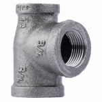 CODA RESOURCES LTD 3/4 x 1/2 x 3/4 In. Black Pipe Reducing Tee PLUMBING, HEATING & VENTILATION CODA RESOURCES LTD