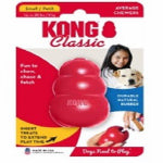 AMERICAN DISTRIBUTION & MFG Classic Dog Toy, Red, Small