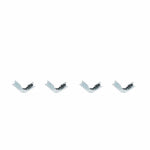 ASSA ABLOY AMERICAS RESIDENTIALI NC Corner Brace, Zinc, 5/8 x 3 In., 4-Pk. HARDWARE & FARM SUPPLIES ASSA ABLOY AMERICAS RESIDENTIALI NC