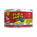 FLEX SEAL Flex Paste PFSWHTR16 Rubberized Adhesive, White, 1 lb, Jar HOUSEWARES FLEX SEAL