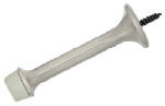 ASSA ABLOY AMERICAS RESIDENTIALI NC Doorstop, Wall-Mount, Rigid, Heavy-Duty, Satin Nickel, 3 In. HARDWARE & FARM SUPPLIES ASSA ABLOY AMERICAS RESIDENTIALI NC
