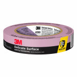 SCOTCH Scotch 2080-24EC Painter's Tape, 60 yd L, 0.94 in W, Paper/Polyethylene Film Backing, Purple PAINT SCOTCH