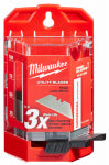 MILWAUKEE ELECTRIC TOOL CORP Utility Blades With Dispenser, 50-Pk.