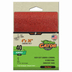 GATOR Gator 3193 Stationary Sanding Belt, 4 in W, 36 in L, 40 Grit, Extra Coarse, Aluminum Oxide Abrasive TOOLS GATOR