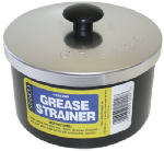 STANCO METAL PROD Grease Strainer Cup & Lid, Aluminum, 40 oz. HOUSEWARES STANCO METAL PROD