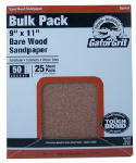 ALI INDUSTRIES Garnet Sandpaper, Coarse 50-Grit, 9 x 11 In., 25-Ct. PAINT ALI INDUSTRIES
