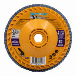 J S PRODUCTS Ceramic Flap Disc, 80 Grit, 4-1/2 In. TOOLS J S PRODUCTS