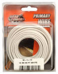 COLEMAN CABLE Road Power 55667233/18-1-17 Electrical Wire, 18 AWG Wire, 25/60 VAC/VDC, Copper Conductor, White Sheath, 33 ft L AUTOMOTIVE COLEMAN CABLE