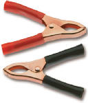 GB Gardner Bender 14-610 Battery Clamp, 5 in, 15/16 in Jaw Opening, Black/Red AUTOMOTIVE GB